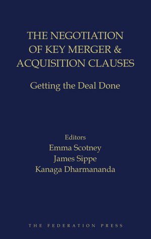 Cover art for The Negotiation of Key Merger & Acquisition Clauses
