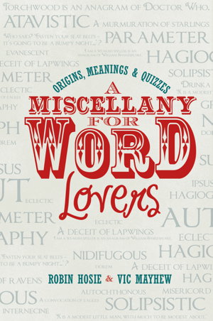 Cover art for Miscellany for Word Lovers