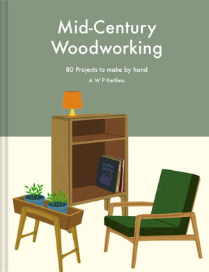 Cover art for Mid-Century Woodworking Pattern Book