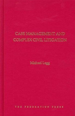 Cover art for Case Management and Complex Civil Litigation