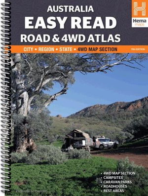 Cover art for Australia Easy Read Road & 4WD Atlas