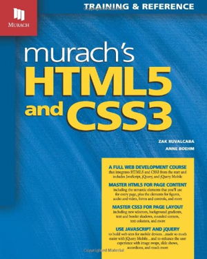 Cover art for Murach's HTML5 & CSS3
