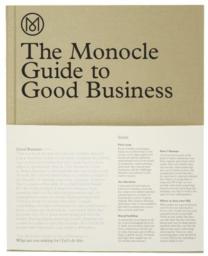 Cover art for Monocle Guide to Better Business