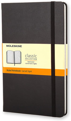 Cover art for Moleskine Classic Hard Cover Notebook Ruled Large Black