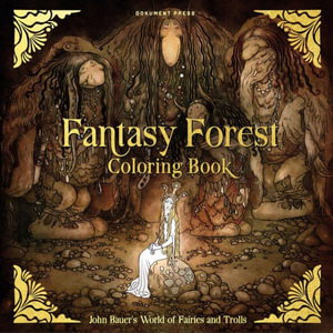 Cover art for Fantasy Forest Coloring Book
