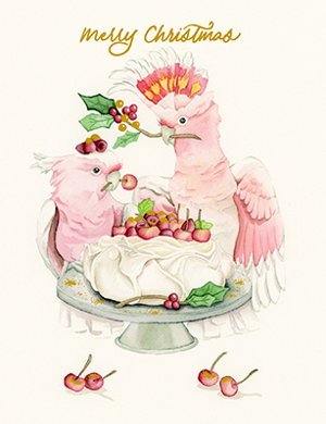 Cover art for Squirrel Design Studios Emmas Pavlova Single Christmas Card
