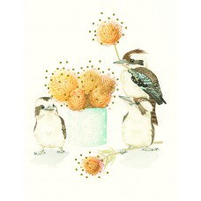 Cover art for Squirrel Design Studio Florist Flock Single Greeting Card