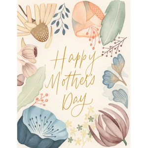 Cover art for Squirrel Design Studio Mother's Day Floral Frame Greeting Card