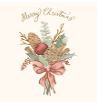 Cover art for Festive Florals Merry Christmas Single Card