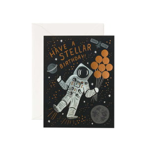 Cover art for Rifle Paper Co Stellar Birthday Single Card