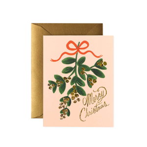 Cover art for Rifle Paper Co Greeting Card Mistletoe Christmas