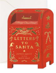 Cover art for Letters to Santa Single Greeting Card Rifle Paper Co