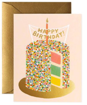Cover art for Rifle Paper Co Layer Cake Birthday single Card