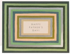 Cover art for Rifle Paper Co Striped Fathers Day Single Card