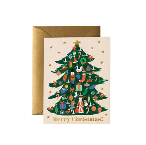 Cover art for Rifle Paper Co Greeting Card Trimmed Tree