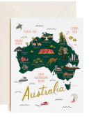 Cover art for Map of Australia Single Card