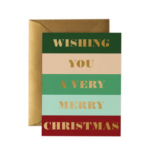 Cover art for Rifle Paper Co Greeting Card Color Bar Christmas