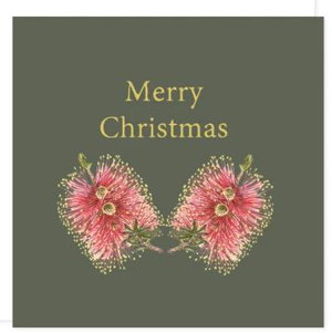 Cover art for Studio Nikulinsky Small Merry Christmas Scarlet Kunzea Card