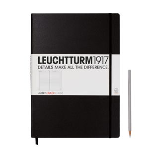 Cover art for Leuchtturm1917 Master Lined Black Notebook