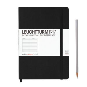 Cover art for Leuchtturm1917 Medium Lined Black Notebook