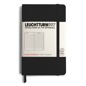 Cover art for Leuchtturm1917 Pocket Squared Black Notebook