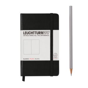 Cover art for Leuchtturm1917 Pocket Plain Notebook Black