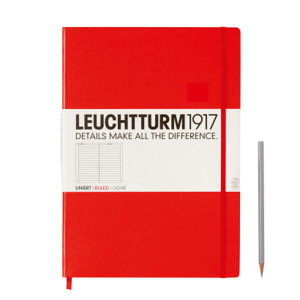 Cover art for Leuchtturm1917 Master Lined Red Notebook