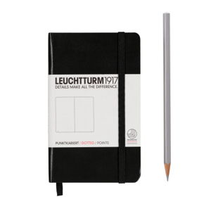 Cover art for Leuchtturm1917 Pocket Dotted Black Notebook