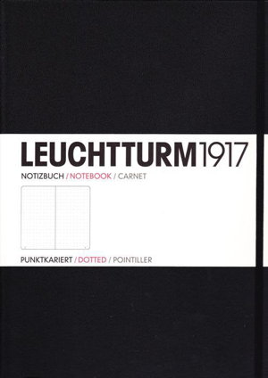 Cover art for Leuchtturm1917 Master Slim Notebook Hardcover Dotted Black