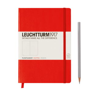 Cover art for Leuchtturm1917 Medium Dotted Red Notebook