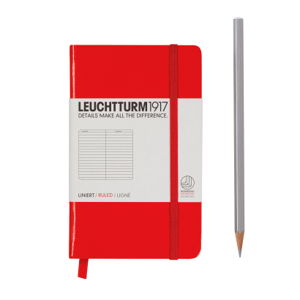 Cover art for Leuchtturm1917 Pocket Lined Red Notebook