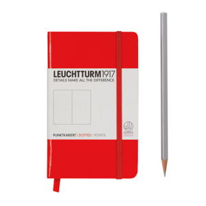 Cover art for Leuchtturm1917 Pocket Dotted Red Notebook