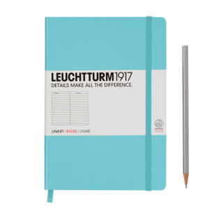 Cover art for Leuchtturm1917 Medium Lined Turquoise Notebook