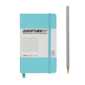 Cover art for Leuchtturm1917 Pocket Lined Turquoise Notebook