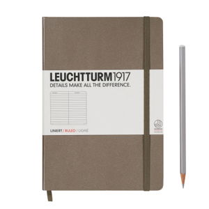 Cover art for Leuchtturm1917 Medium Lined Taupe Notebook