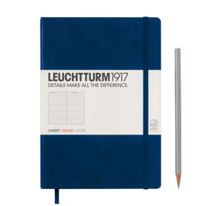 Cover art for Leuchtturm1917 Medium Lined Navy Notebook