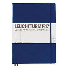 Cover art for Leuchtturm1917 Master Slim Notebook Hardcover Dotted Navy