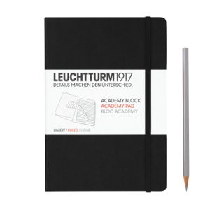 Cover art for Leuchtturm1917 Academy Pad A5 Lined Black