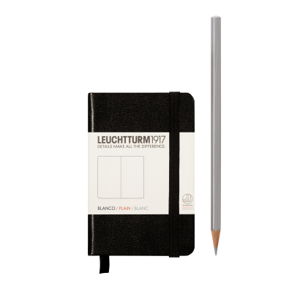 Cover art for Leuchtturm1917 Mini Plain Black Notebook