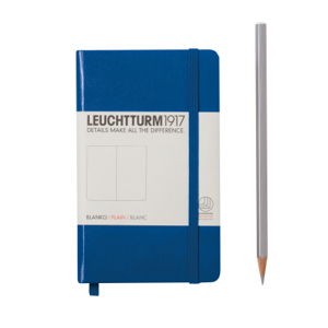 Cover art for Leuchtturm1917 Pocket Plain Royal Blue Notebook