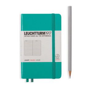 Cover art for Leuchtturm1917 Pocket Lined Emerald Green Notebook