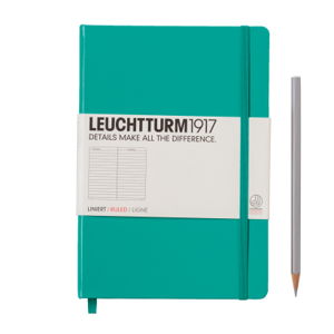 Cover art for Leuchtturm1917 Medium Lined Emerald Green Notebook