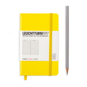 Cover art for Leuchtturm1917 Pocket Lined Lemon Noteboo