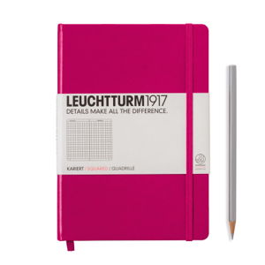 Cover art for Leuchtturm1917 Medium Squared Berry Notebook