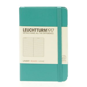 Cover art for Leuchtturm1917 Mini Lined Emerald Green Notebook