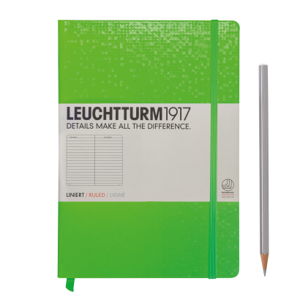 Cover art for Leuchtturm1917 Medium Lined Neon Green Notebook