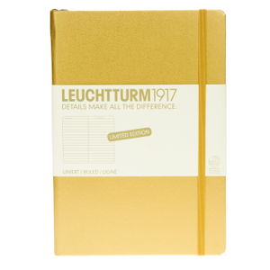 Cover art for Leuchtturm1917 Medium Lined Gold Notebook