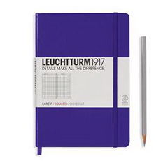 Cover art for Leuchtturm1917 Medium Squared Purple Notebook