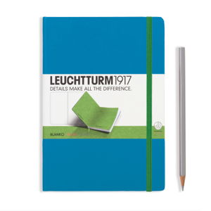 Cover art for Leuchtturm1917 Medium Plain Contrast Azure/Lime Notebook
