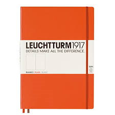 Cover art for Leuchtturm1917 Master Slim Plain Orange Notebook